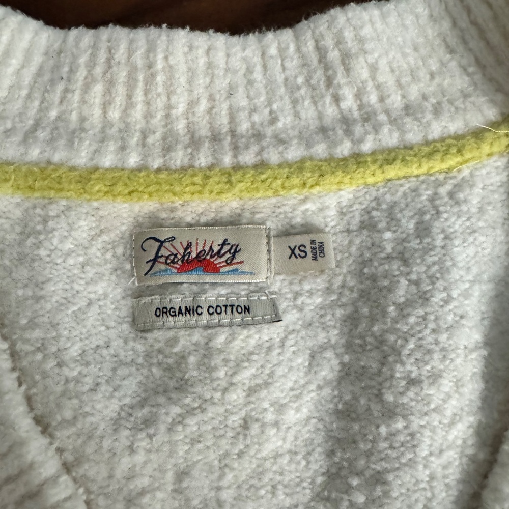 Faherty Summit Varsity Sweater - image 4